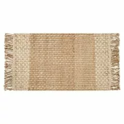 Callie Jute Natural & Ivory Accent Rug, 27x45