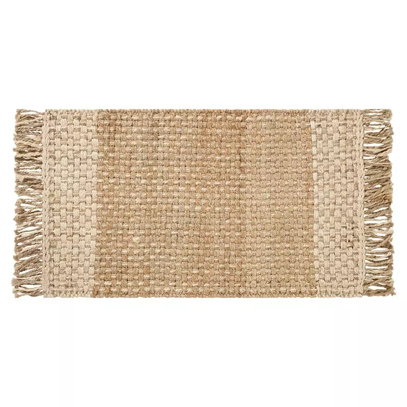 Callie Jute Natural & Ivory Accent Rug, 27x45 3 Callie Jute Natural & Ivory Accent Rug, 27x45