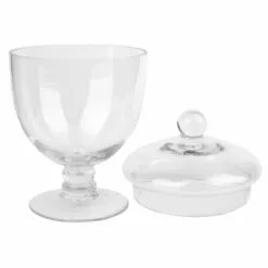 Clear Glass Apothecary Jar, 12" -Cosplay Shop clear glass apothecary jar 12 2