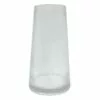 Clear Glass Vase, 10.5"
