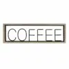 Coffee Metal & Wood Framed Wall Art, 8x24 -Cosplay Shop coffee metal wood framed wall art 8x24 1