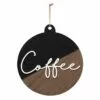 Coffee Round Wall Decor, 12" -Cosplay Shop coffee round wall decor 12