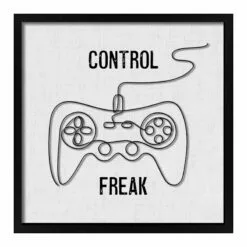 Control Freak Wall Art, 17"