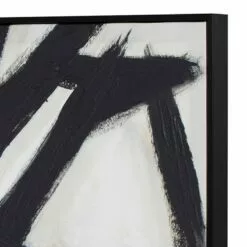 Crosby St Glass Framed Black Abstract Canvas Art, 24" 17 Crosby St Glass Framed Black Abstract Canvas Art, 24" -Cosplay Shop crosby st glass framed black abstract canvas art 24 6