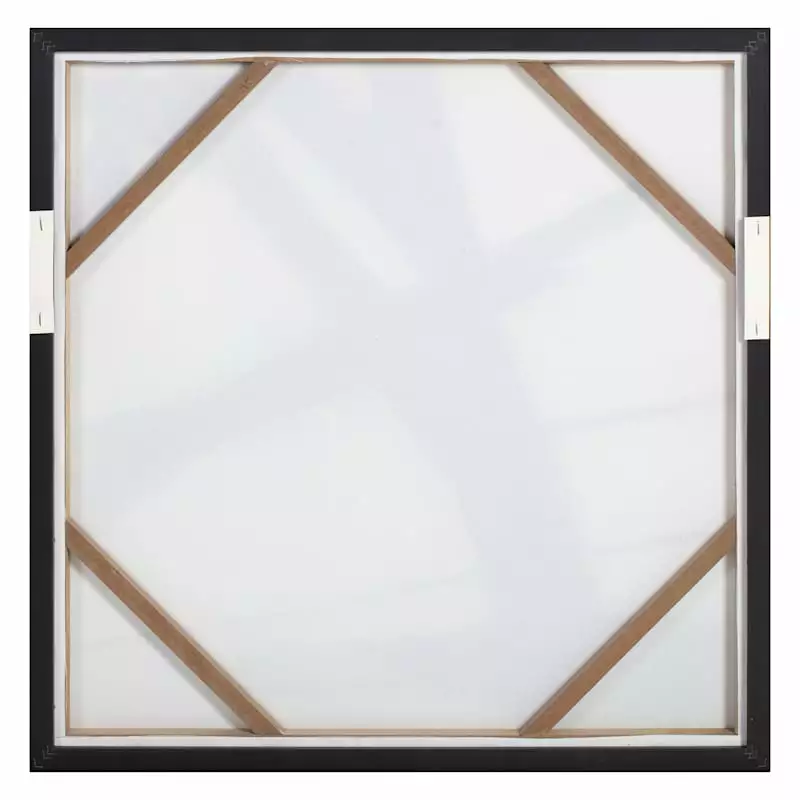 Crosby St Glass Framed Black Abstract Canvas Art, 24" 10 Crosby St Glass Framed Black Abstract Canvas Art, 24" - Image 8