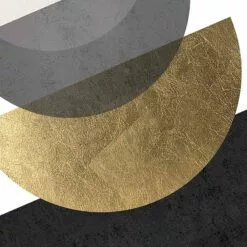 Crosby St Glass Framed Gold & Black Abstract Wall Art, 21x25 -Cosplay Shop crosby st glass framed gold black abstract wall art 21x25 2