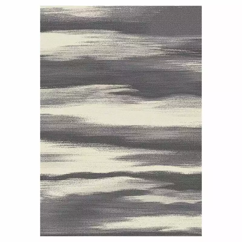 (D340) Gloucester Grey & Ivory Windswept Area Rug, 5x7 3 (D340) Gloucester Grey & Ivory Windswept Area Rug, 5x7