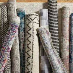 (D448) Found & Fable Chenille Printed Vintage Look Blue Medallion Area Rug, 5x7 -Cosplay Shop d448 found fable chenille printed vintage look blue medallion area rug 5x7 5