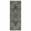 (D475) Black Medallion Runner, 2x5 -Cosplay Shop d475 black medallion runner 2x5 1