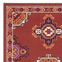 (D538) Ligonberry Multicolor Area Rug, 5x7 -Cosplay Shop d538 ligonberry multicolor area rug 5x7 2