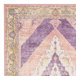 (D540) Passion Multicolor Medallion Area Rug, 5x7 -Cosplay Shop d540 passion multicolor medallion area rug 5x7 2