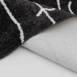 (D557) Mirabella Black Accent Rug, 2x4 14 (D557) Mirabella Black Accent Rug, 2x4 -Cosplay Shop d557 mirabella black accent rug 2x4 6