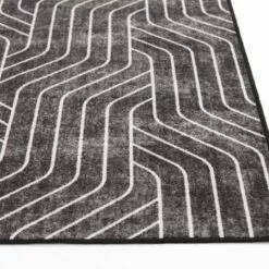 (D563) Venus Black & Grey Area Rug, 4x6 -Cosplay Shop d563 venus black grey area rug 4x6 2