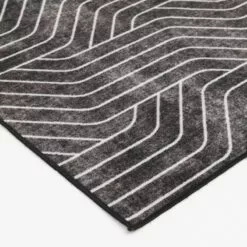 (D563) Venus Black & Grey Area Rug, 4x6 -Cosplay Shop d563 venus black grey area rug 4x6 3