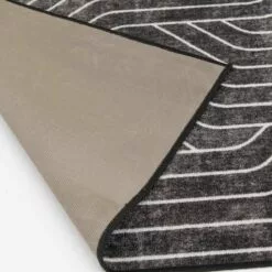 (D563) Venus Black & Grey Area Rug, 4x6 -Cosplay Shop d563 venus black grey area rug 4x6 6