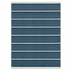 (D585) Honeybloom Arya Blue Striped Washable Area Rug, 8x10 7 (D585) Honeybloom Arya Blue Striped Washable Area Rug, 8x10 -Cosplay Shop d585 honeybloom arya blue striped washable area rug 8x10 2
