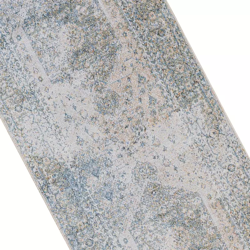 D590 Lillian Blue Multi Medallion Washable Runner 2X7 4 D590 Lillian Blue Multi Medallion Washable Runner 2X7 - Image 2