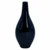 Dark Blue Ceramic Vase, 10" -Cosplay Shop dark blue ceramic vase 10
