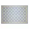(E229) Blue & Beige Quatrefoil Modern Indoor & Outdoor Area Rug, 2x4 2 (E229) Blue & Beige Quatrefoil Modern Indoor & Outdoor Area Rug, 2x4 -Cosplay Shop e229 blue beige quatrefoil modern indoor outdoor area rug 2x4 1