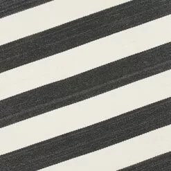 (E323) Asbury Black & White Striped Indoor & Outdoor Area Rug, 5x7 11 (E323) Asbury Black & White Striped Indoor & Outdoor Area Rug, 5x7 -Cosplay Shop e323 asbury black white striped indoor outdoor area rug 5x7 4