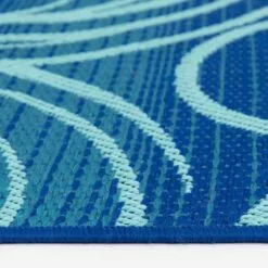 (E442) Scope Blue Wave Outdoor Area Rug, 5x7 13 (E442) Scope Blue Wave Outdoor Area Rug, 5x7 -Cosplay Shop e442 scope blue wave outdoor area rug 5x7 5