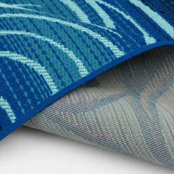 (E442) Scope Blue Wave Outdoor Area Rug, 8x10 14 (E442) Scope Blue Wave Outdoor Area Rug, 8x10 -Cosplay Shop e442 scope blue wave outdoor area rug 8x10 6