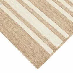 (E456) Honeybloom Lester Natural Striped Area Rug, 8x10 -Cosplay Shop e456 honeybloom lester natural striped area rug 8x10 2