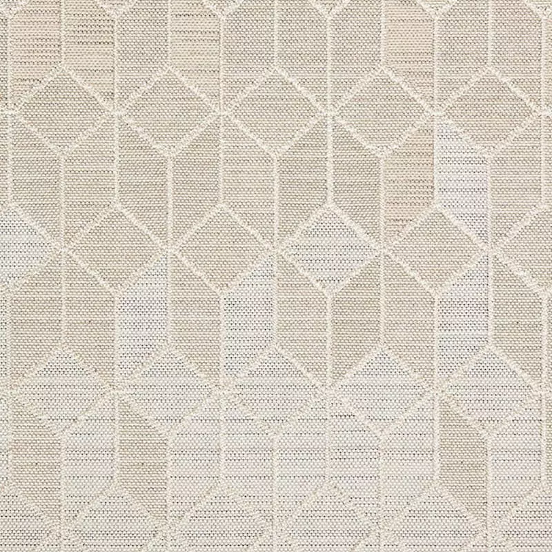 (E465) Found & Fable Soho Beige Tasseled Area Rug, 5x7 5 (E465) Found & Fable Soho Beige Tasseled Area Rug, 5x7 - Image 3