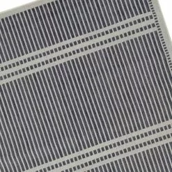 (E467) Honeybloom Terrace Blue Striped Area Rug, 8x10 5 (E467) Honeybloom Terrace Blue Striped Area Rug, 8x10 -Cosplay Shop e467 honeybloom terrace blue striped area rug 8x10 2