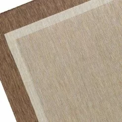 (E484) Sierra Tan Border Outdoor Area Rug, 5x7 -Cosplay Shop e484 sierra tan border outdoor area rug 5x7 2