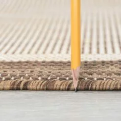 (E484) Sierra Tan Border Outdoor Area Rug, 5x7 -Cosplay Shop e484 sierra tan border outdoor area rug 5x7 3