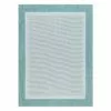 (E486) Sierra Aqua Border Outdoor Area Rug, 5x7 -Cosplay Shop e486 sierra aqua border outdoor area rug 5x7 1