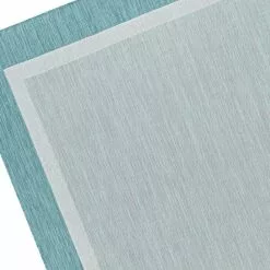 (E486) Sierra Aqua Border Outdoor Area Rug, 5x7 -Cosplay Shop e486 sierra aqua border outdoor area rug 5x7 2