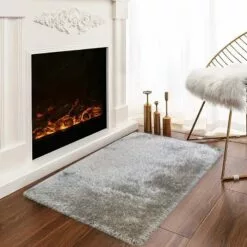 EVE SILVER SHAG ACCENT RUG 27X42 -Cosplay Shop eve silver shag accent rug 27x42 6
