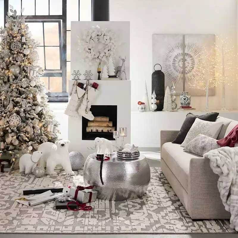 Found & Fable Black & White Porcelain Vase, 11" 5 Found & Fable Black & White Porcelain Vase, 11" - Image 3