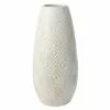 Found & Fable Eileen White Vase, 15" 1 Found & Fable Eileen White Vase, 15" -Cosplay Shop found fable eileen white vase 15