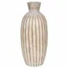 Found & Fable Whitewash Carved Vase, 14" 2 Found & Fable Whitewash Carved Vase, 14" -Cosplay Shop found fable whitewash carved vase 14