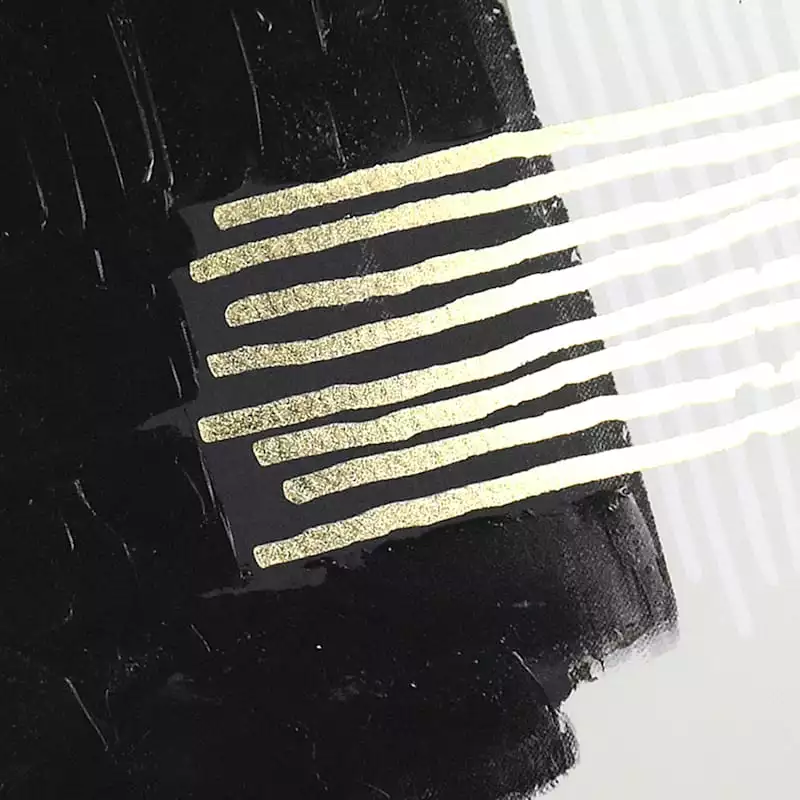 Framed Abstract Canvas Wall Art, 31" 5 Framed Abstract Canvas Wall Art, 31" - Image 3