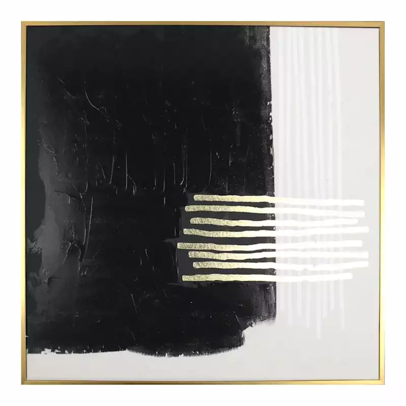 Framed Abstract Canvas Wall Art, 31" 3 Framed Abstract Canvas Wall Art, 31"