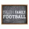 Framed Faith, Family, Football Wall Art, 16x12 -Cosplay Shop framed faith family football wall art 16x12 1