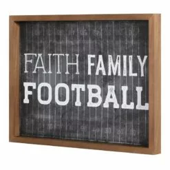 Framed Faith, Family, Football Wall Art, 16x12 -Cosplay Shop framed faith family football wall art 16x12 2