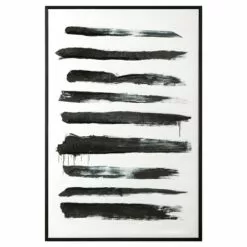 Framed Linear Lines Canvas Wall Art, 20X30