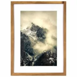 Framed Misty Mountain Wall Art, 16x22