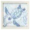Framed Sea Turtle Wall Art, 12" 2 Framed Sea Turtle Wall Art, 12" -Cosplay Shop framed sea turtle wall art 12