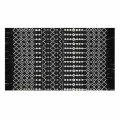 Freidman Black & White Accent Rug, 27x45