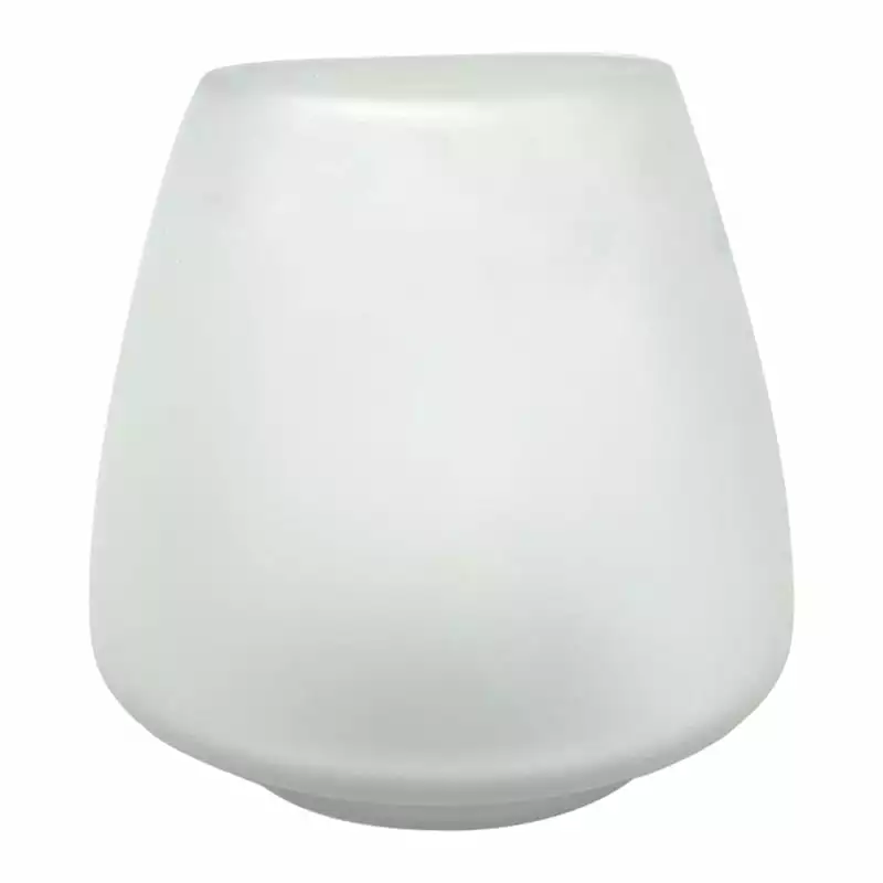 Frosted Glass Vase, 7" 3 Frosted Glass Vase, 7"