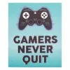 Gamers Never Quit Canvas Wall Art, 10x12 -Cosplay Shop gamers never quit canvas wall art 10x12 1