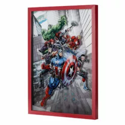 Glass Framed Avengers Print Wall Art, 15x20 5 Glass Framed Avengers Print Wall Art, 15x20 -Cosplay Shop glass framed avengers print wall art 15x20 2