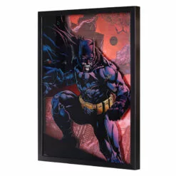Glass Framed Batman Print Wall Art, 15x20 -Cosplay Shop glass framed batman print wall art 15x20 2