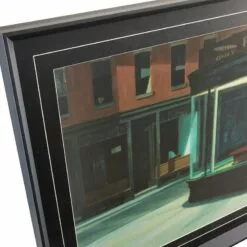 Glass Framed Diner Print Wall Art, 37x22 -Cosplay Shop glass framed diner print wall art 37x22 3